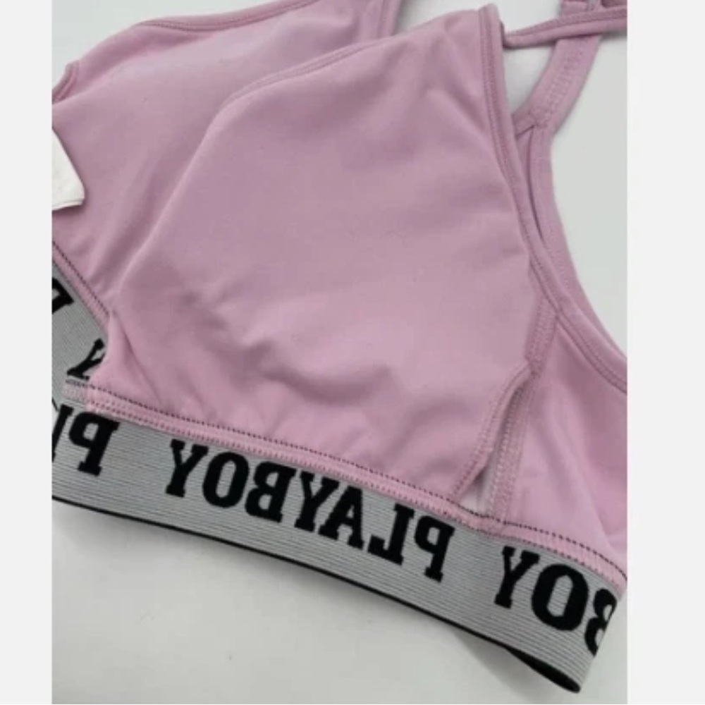 PLAYBOY Light Pink Bralette New Without Tags Womens large - Picture 11 of 14
